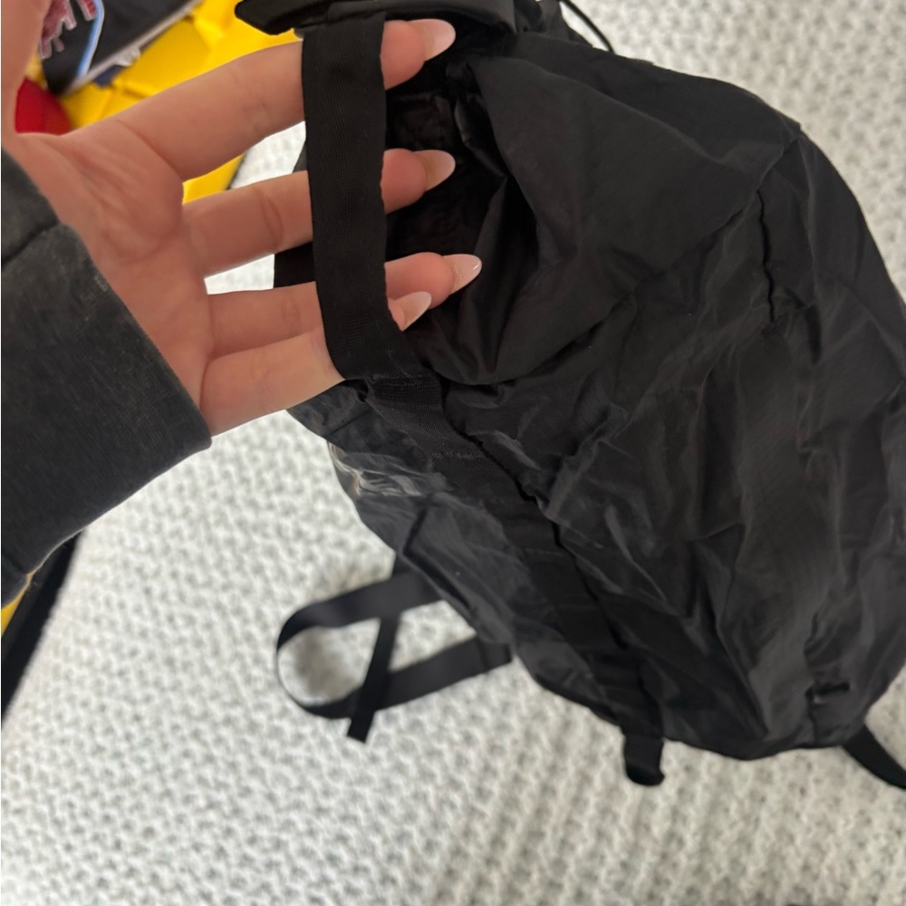 Black Drawstring Backpack - Picture 9 of 16